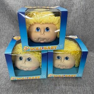 Cabbage Patch "The Original Doll Baby" Head  Martha Nelson Thomas Lot Of 3 NOS